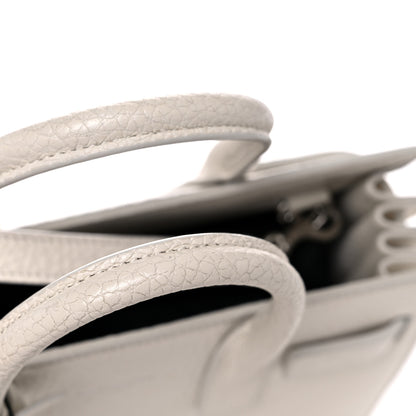 Saint Laurent Grained Calfskin Nano Sac de Jour Dove White 15 of 15
