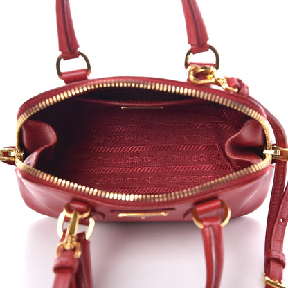Prada Saffiano Lux Mini Promenade Tote Fuoco 5 of 7