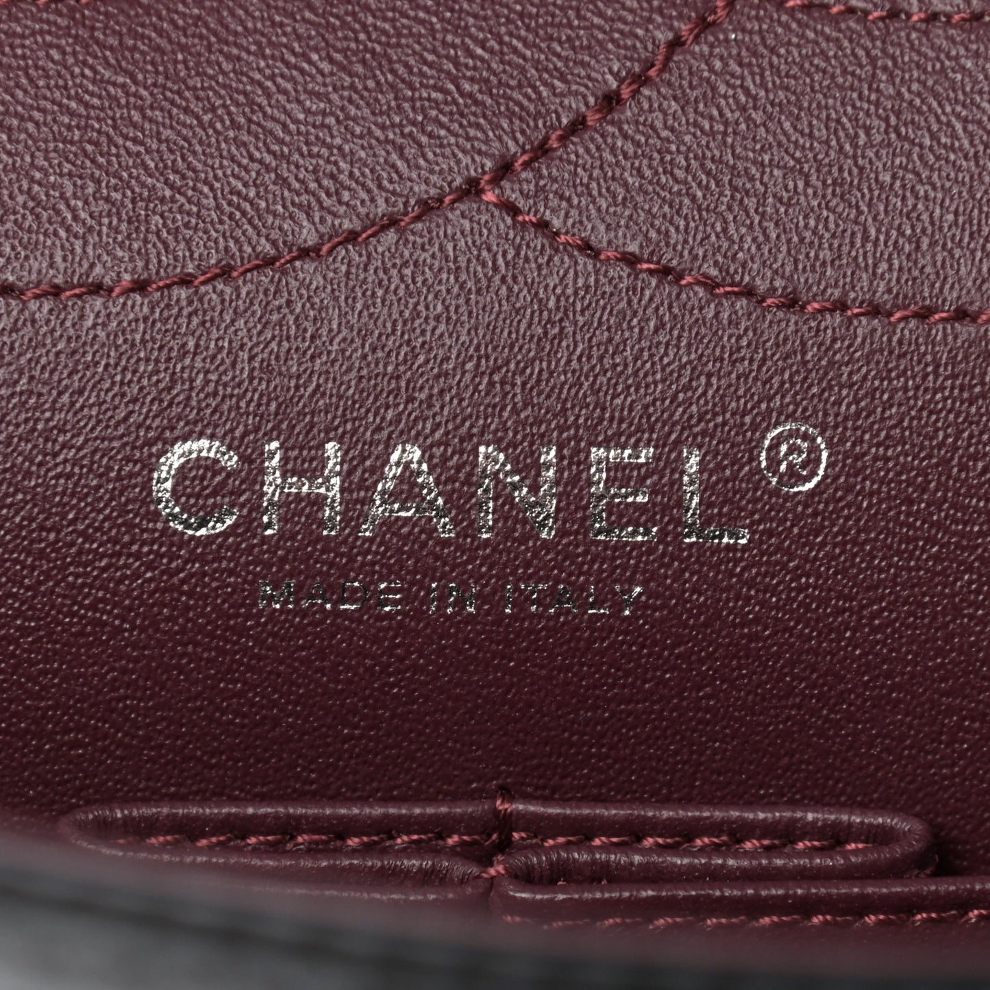 Aged Calfskin Quilted 2.55 Reissue 227 Flap Black