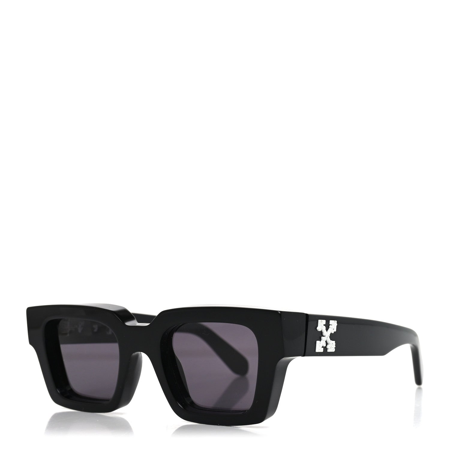 Off-White Acetate Square Sunglasses OERI008 Black 1 of 6