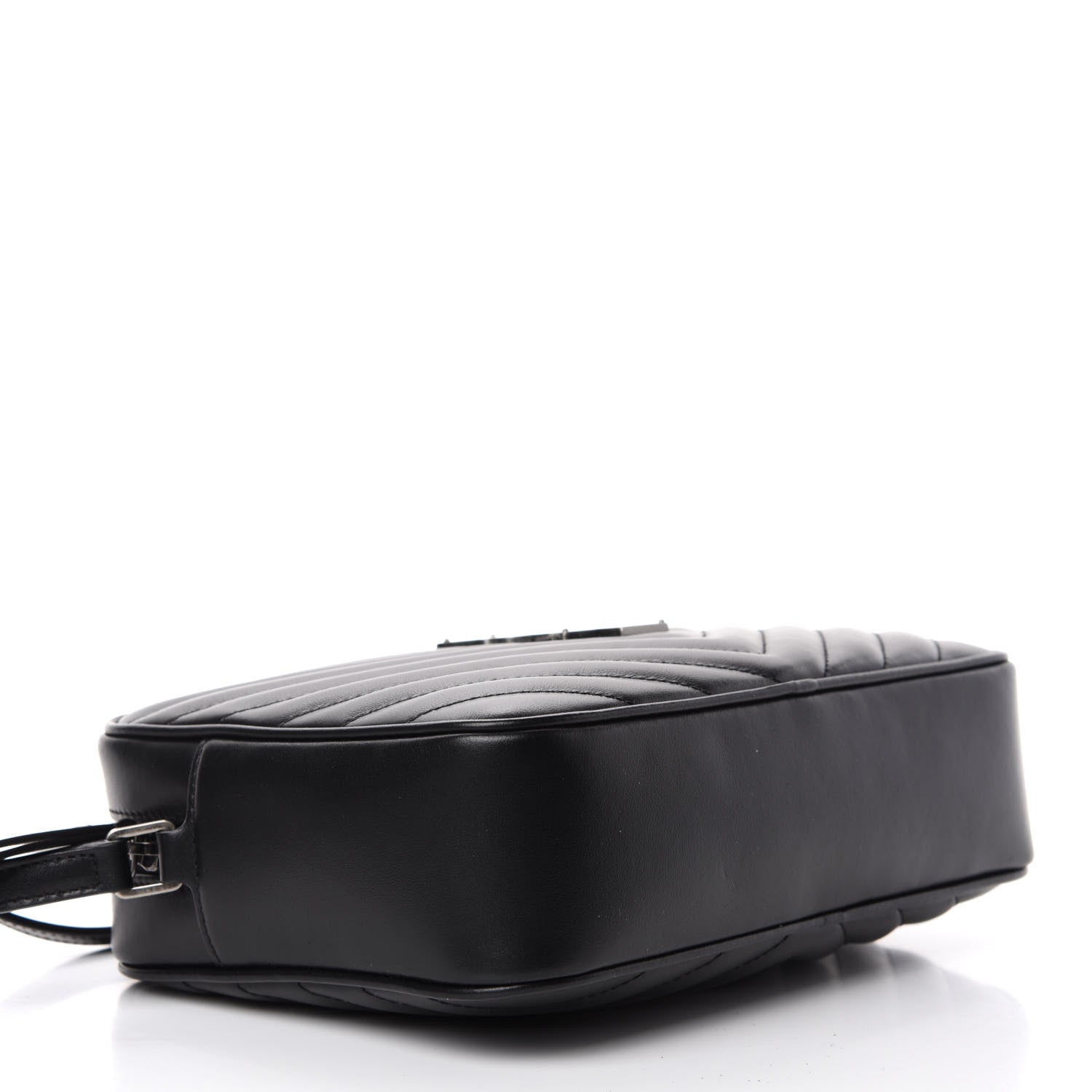 Saint Laurent Calfskin Matelasse Monogram Lou Camera Bag Black 4 of 10