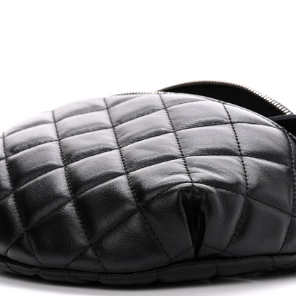 Chanel Calfskin Quilted Waist Belt Bag Black 10 of 10