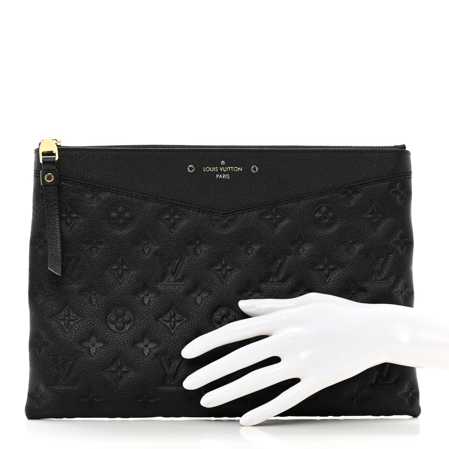 Louis Vuitton Empreinte Daily Pouch Black 2 of 6