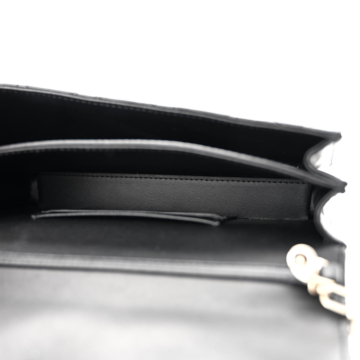 Christian Dior Lambskin Cannage Lady Dior Phone Pouch Black 5 of 9