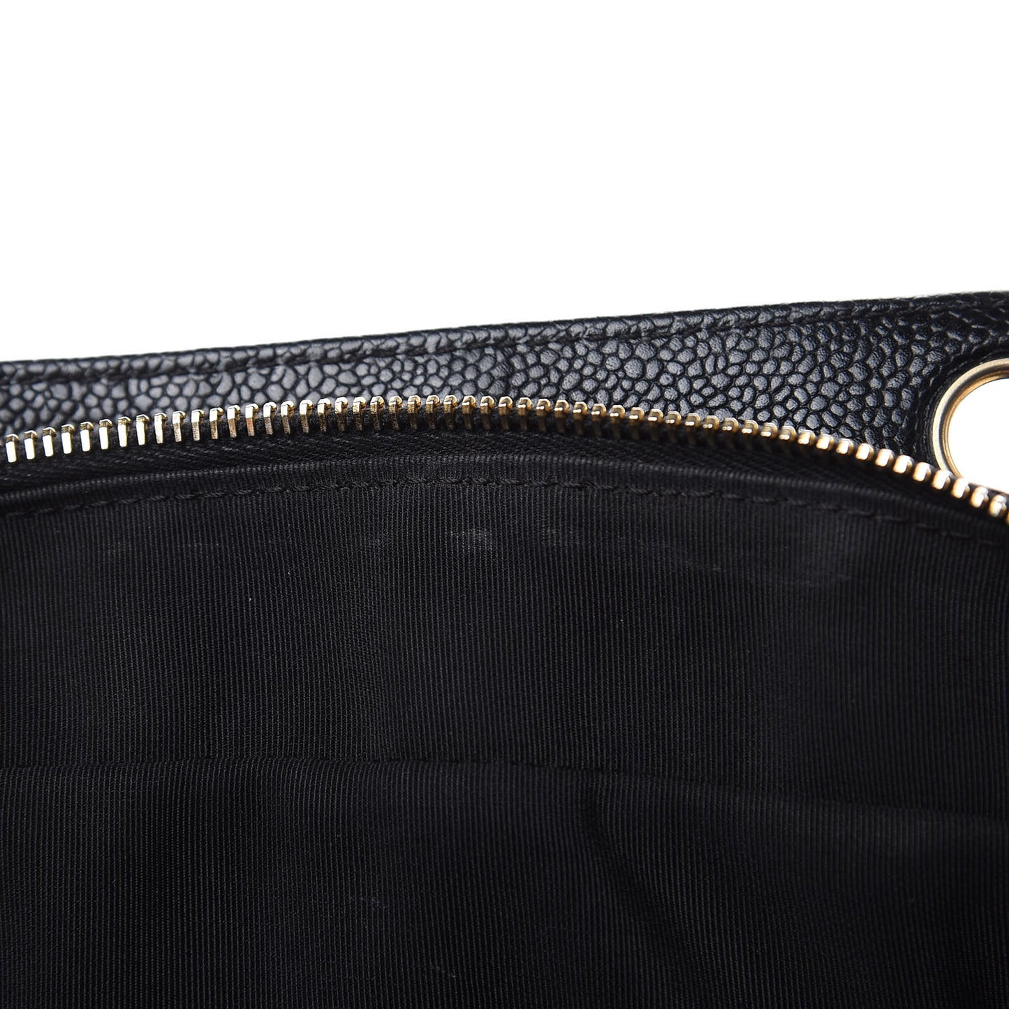 Caviar Quilted Petit Timeless Tote PTT Black