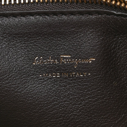 Salvatore Ferragamo Calfskin Fiona Hobo Brown 6 of 13