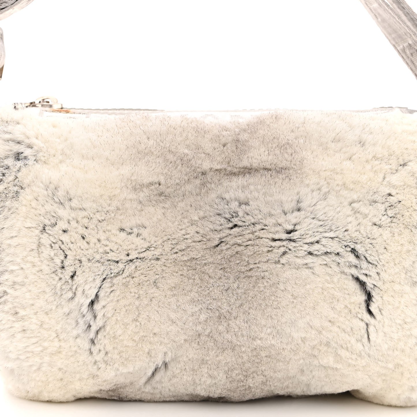 Rabbit Fur Sport Duffle Grey