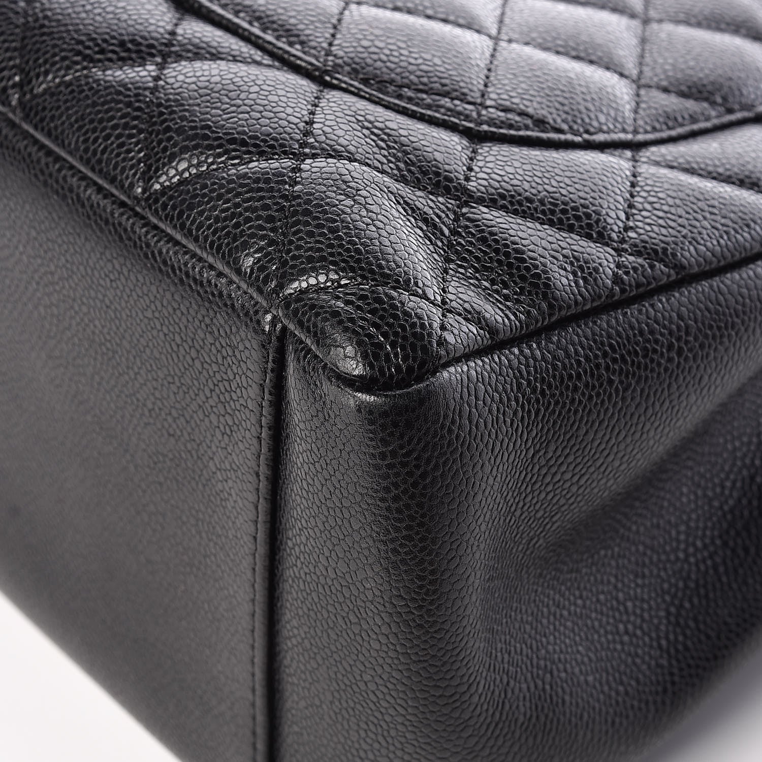 Chanel Caviar Quilted Grand Shopping Tote GST Black 12 of 13