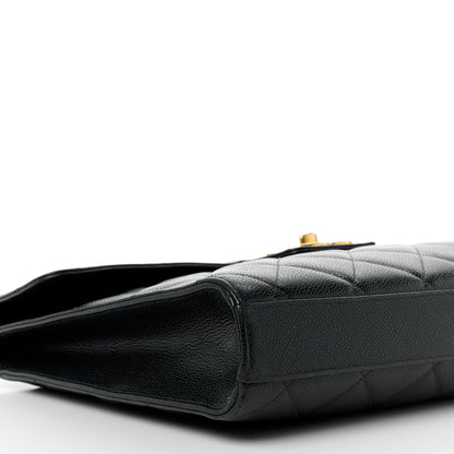 Chanel Caviar Quilted Briefcase Laptop Bag Black 11 of 12