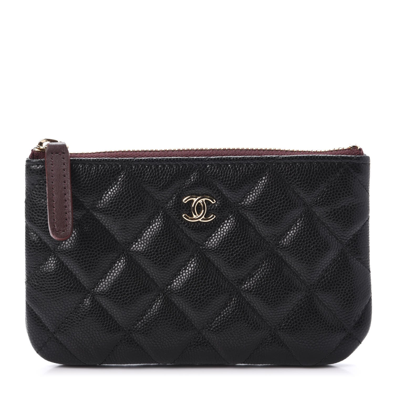 Chanel Caviar Quilted Small Cosmetic Case Black 1 of 10