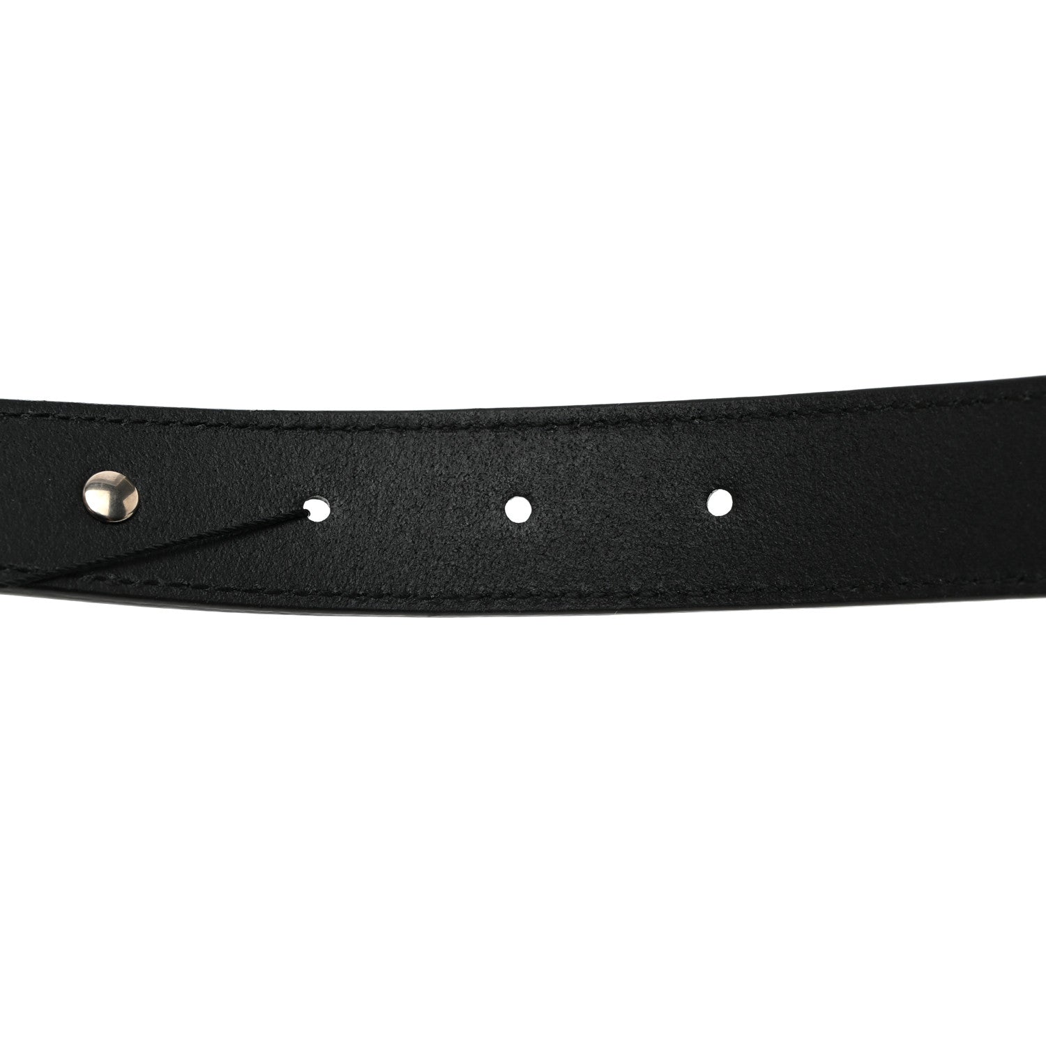 Gucci Calfskin Star Studded Torchon Double G Belt 90 36 Black 4 of 6