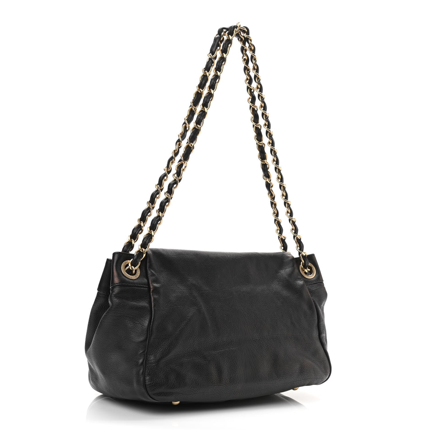 Chanel Grained Calfskin Metal Mosaic Flap Black 3 of 10