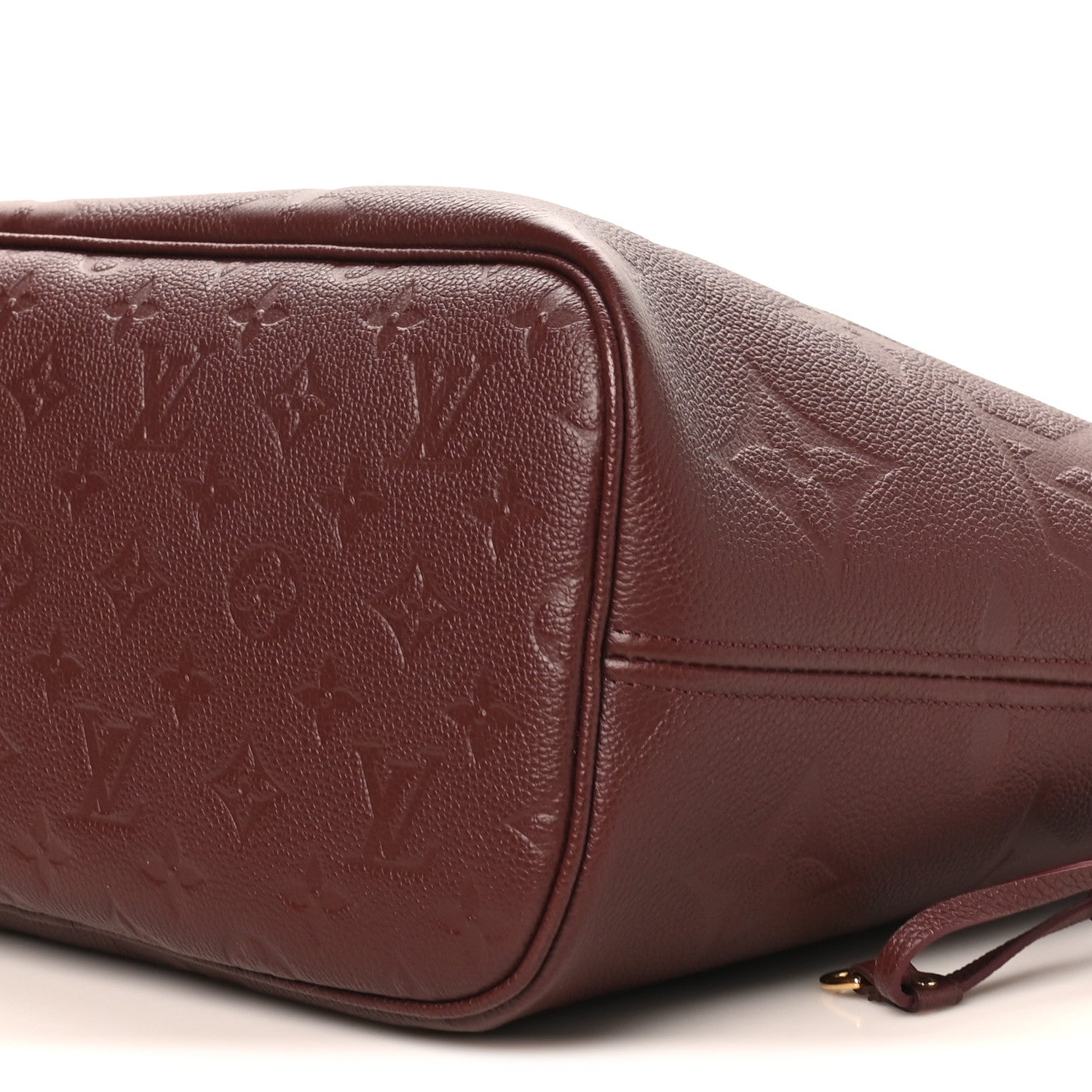 Louis Vuitton Empreinte Monogram Giant Neverfull MM Wine 10 of 11