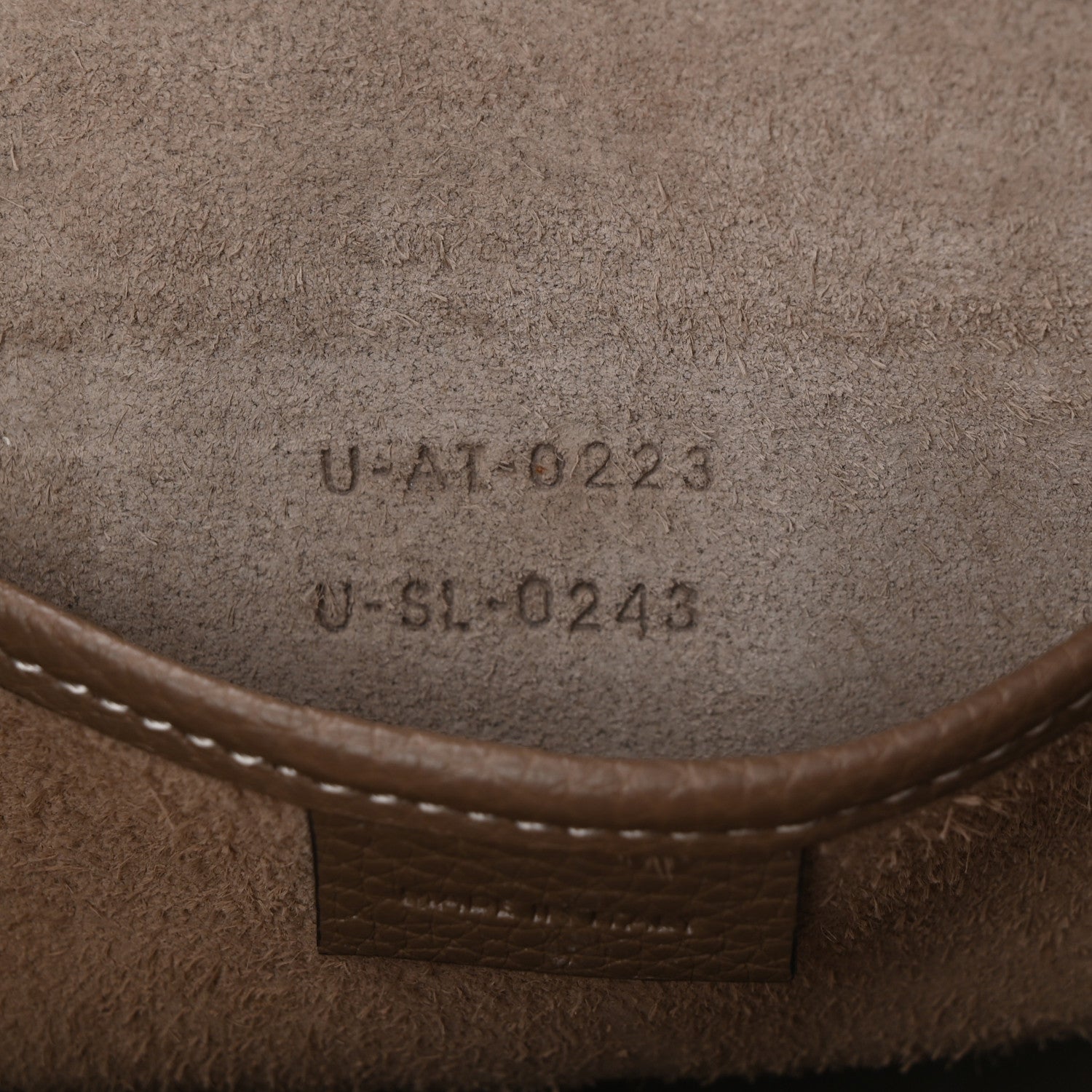 Celine Drummed Calfskin Nano Luggage Souris 14 of 21