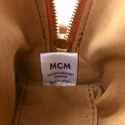 MCM Visetos Aren Medium Cosmetic Pouch Cognac 7 of 7