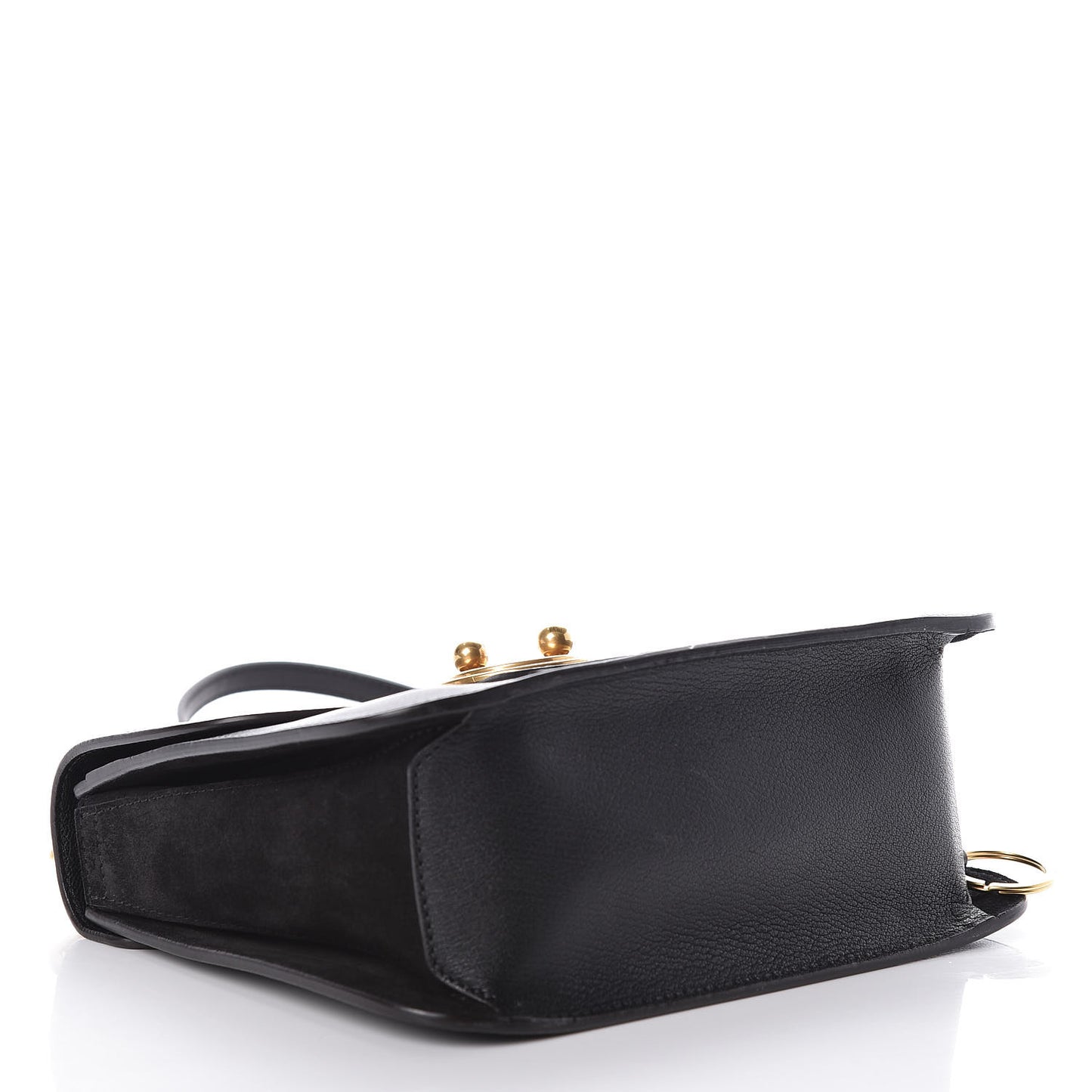 Goatskin Medium Mily Shoulder Bag Black
