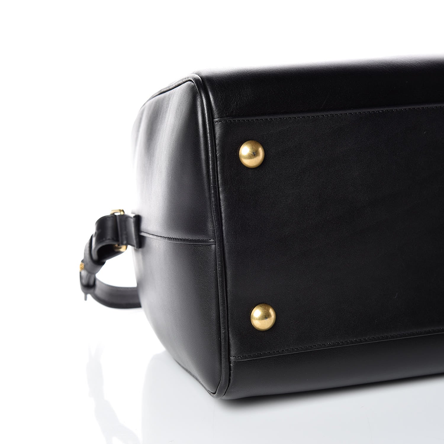 Saint Laurent Calfskin Classic Duffle 6 Black 5 of 10