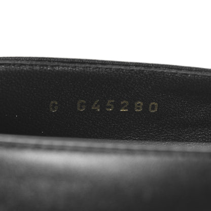 Chanel Calfskin Patent Mary Janes Flats 39 Black 7 of 9