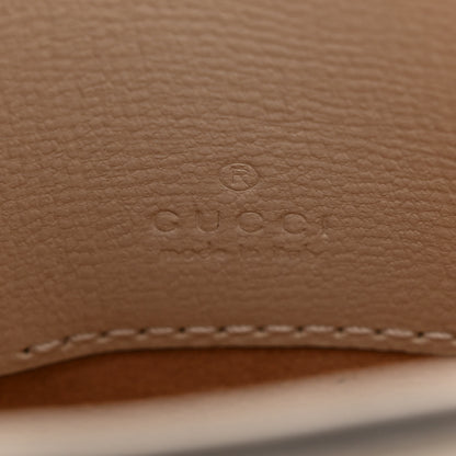 Gucci Azalea Calfskin Web Horsebit 1955 Wallet On Strap Mystic White 7 of 12