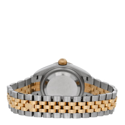 Rolex Stainless Steel 18K Yellow Gold 28mm Oyster Perpetual Datejust Watch Silver 279173 3 of 4