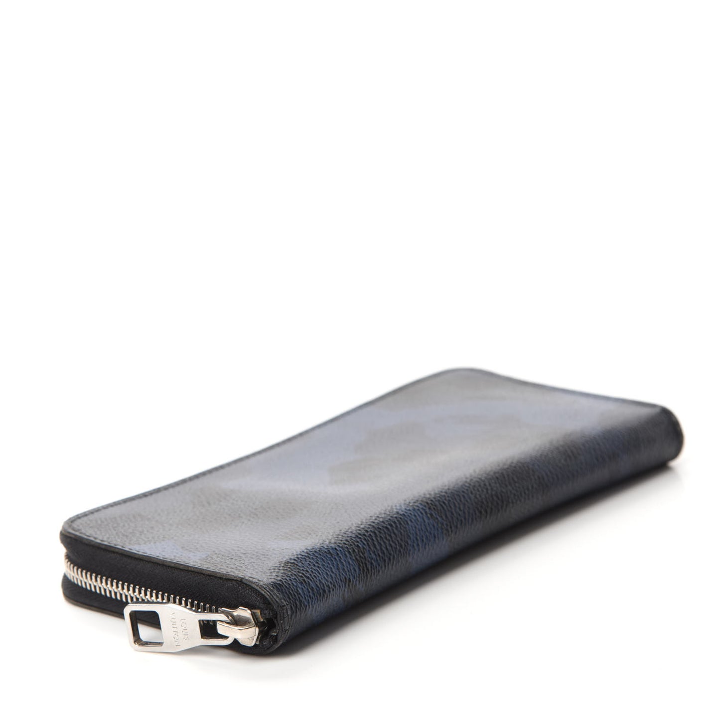 Damier Cobalt Camouflage Zippy Wallet Vertical Blue