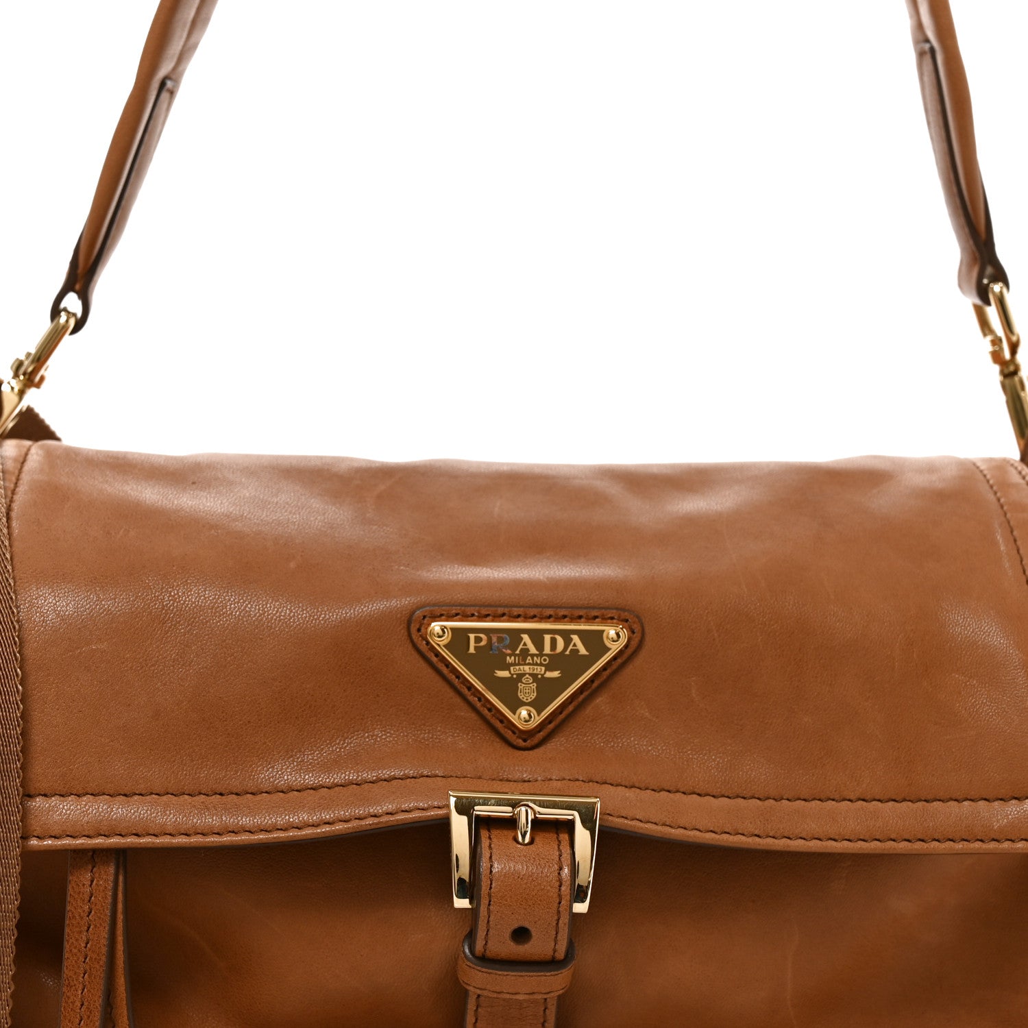 Prada Nappa Medium Explore Shoulder Bag Caramel 7 of 9