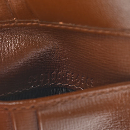 Gucci GG Supreme Monogram Azalea Calfskin Fake/Not Bi-Fold Wallet Beige Ebony Brown Sugar 6 of 6