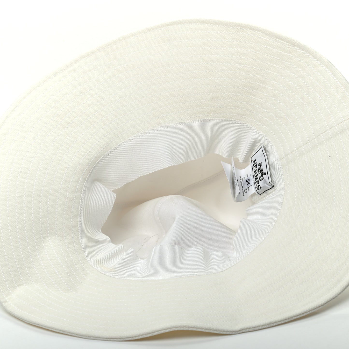Linen Colette Hat 56 Warm White