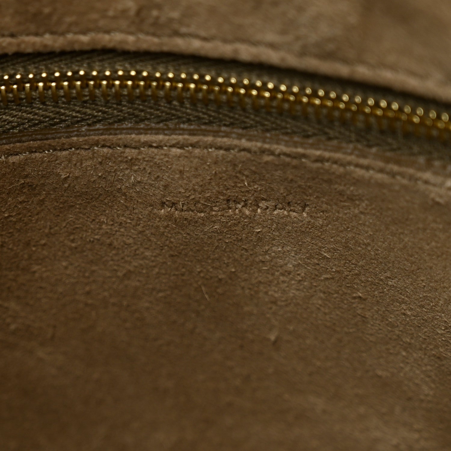 Celine Soft Grained Calfskin Sangle Bucket Bag Taupe 7 of 12