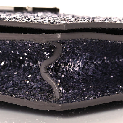 Saint Laurent Glitter Classic Kate Monogram Clutch Sunset Grey 10 of 10