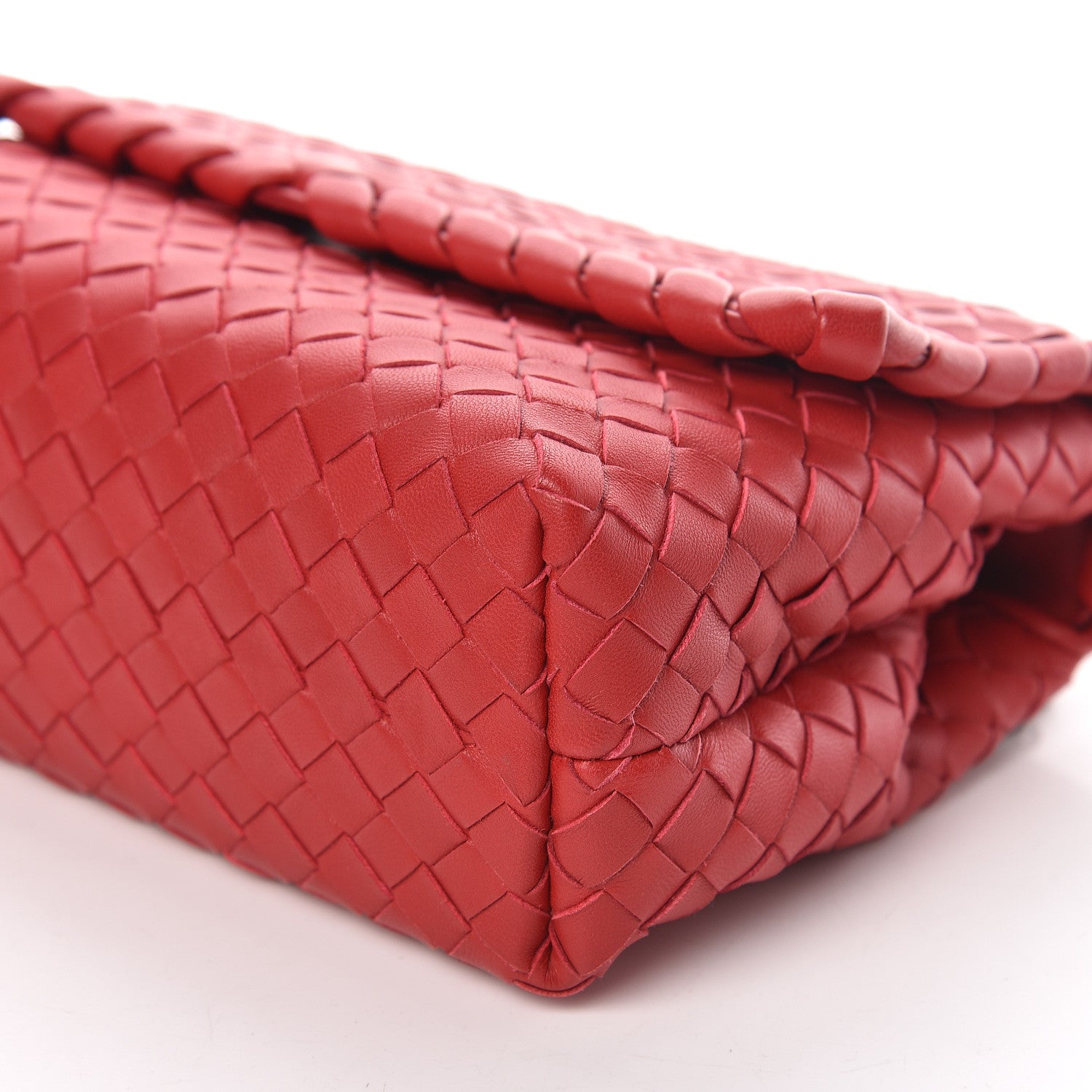 Bottega Veneta Nappa Intrecciato Baby Olimpia Shoulder Bag Vesuvio 9 of 13