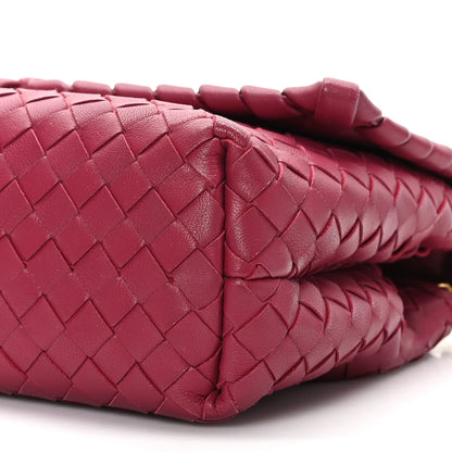 Bottega Veneta Nappa Intrecciato Baby Olimpia Shoulder Bag China Red 8 of 8