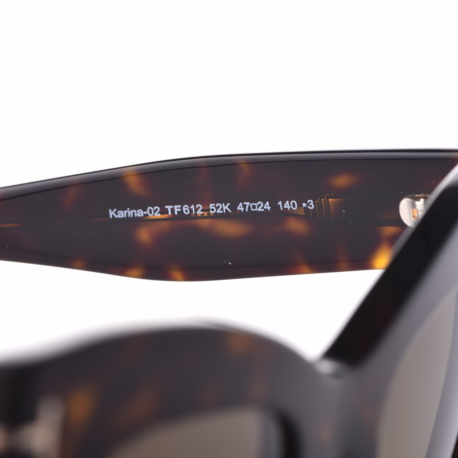 Tom Ford Karina Cat Eye Sunglasses TF612 Havana 345025 – FASHIONPHILE