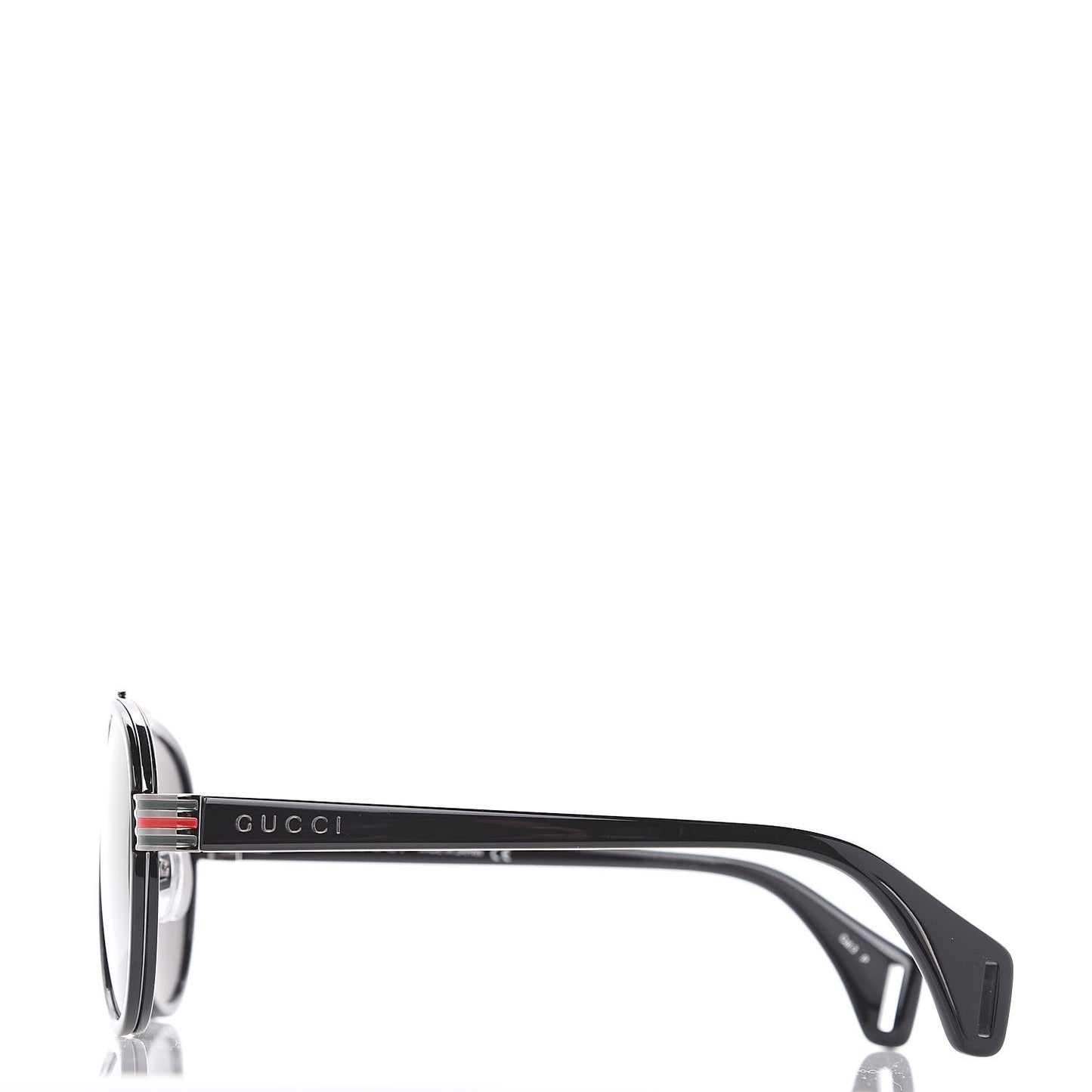 Acetate Aviator Sunglasses GG0447S Black