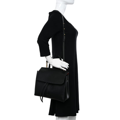 Mansur Gavriel Calfskin Mini Lady Bag Black Flamma 2 of 12