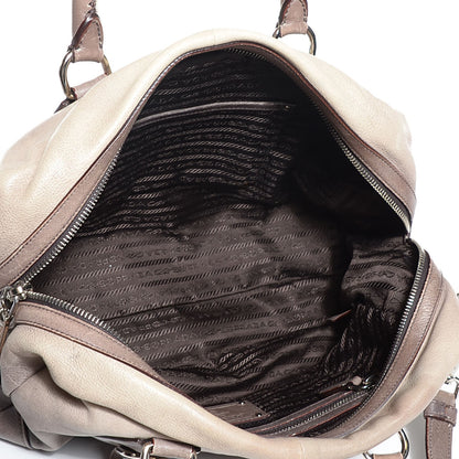 Prada Glace Calf Bowler White Sfumato 5 of 10
