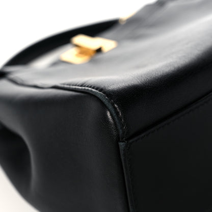 Fendi Nappa Mini Peekaboo Iconic Satchel Black 10 of 13