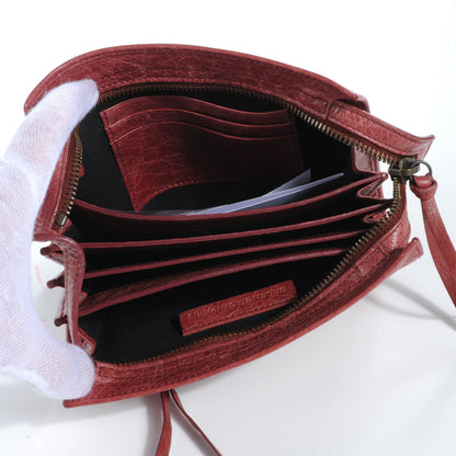 Balenciaga Agneau Mini Traveler Wallet Sanguine 7 of 7