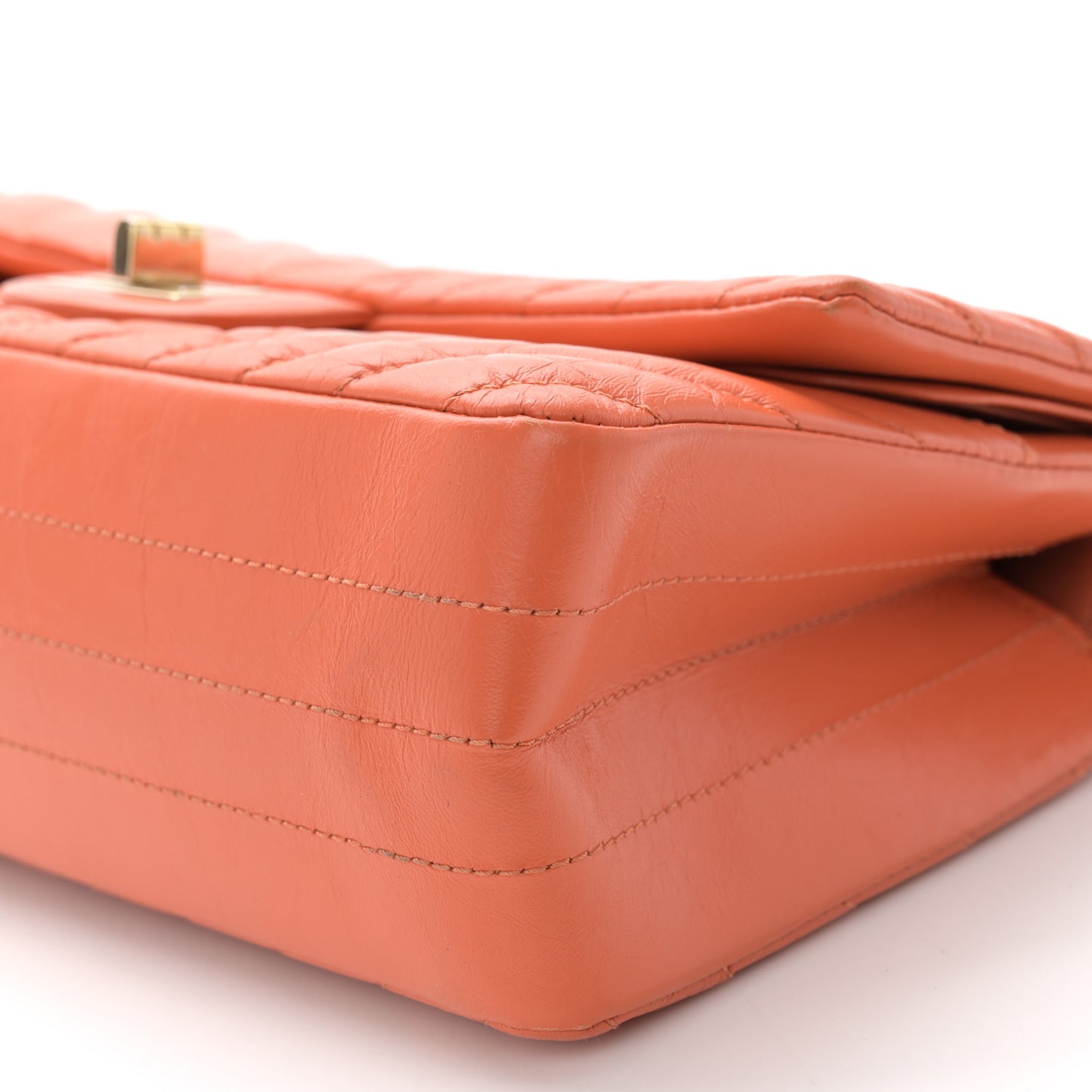 Calfskin Chevron Quilted 2.55 Reissue 225 Flap Orange