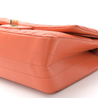 Chanel Calfskin Chevron Quilted 2.55 Reissue 225 Flap Orange 10 of 10
