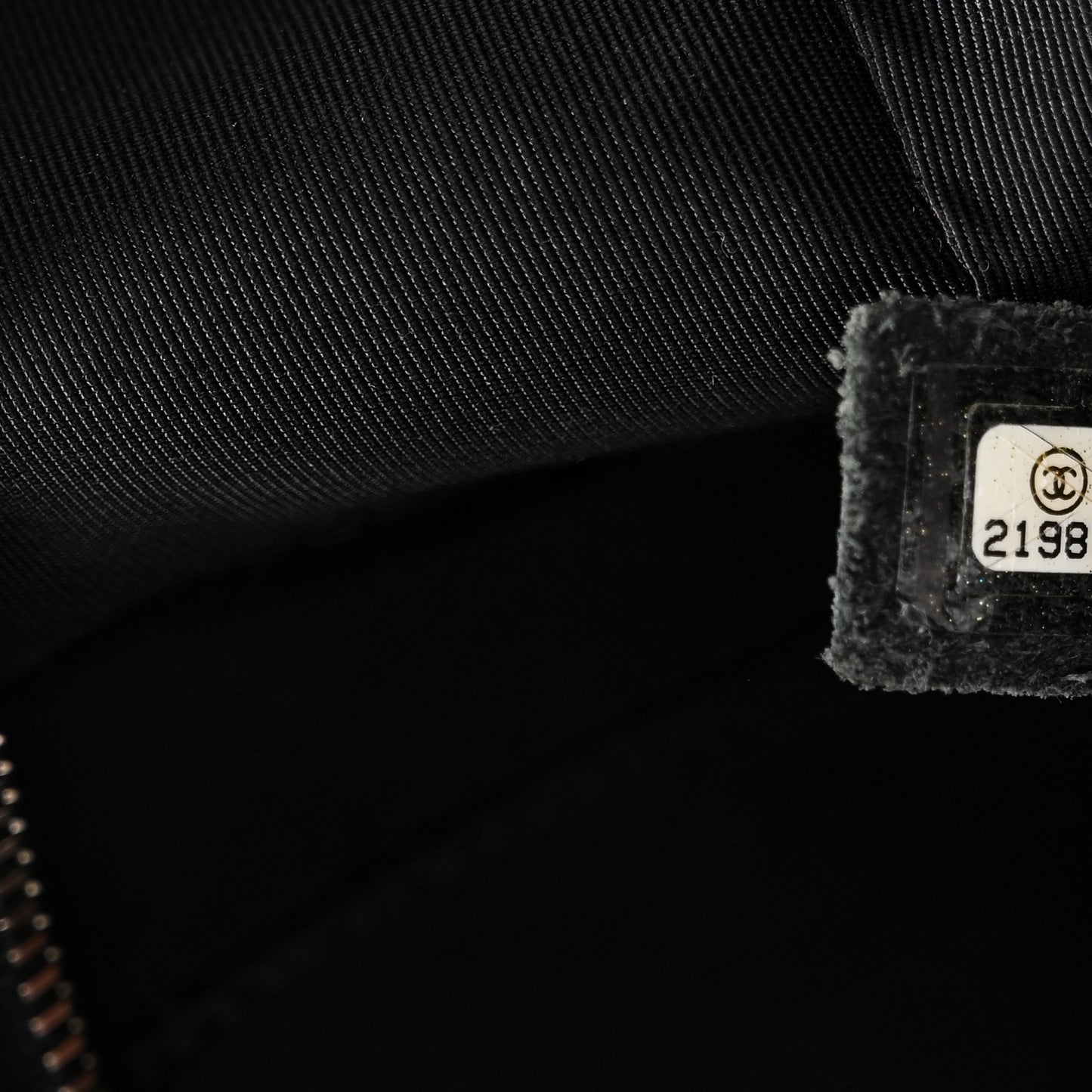 Calfskin Quilted Feather Weight Bowling Bag Black