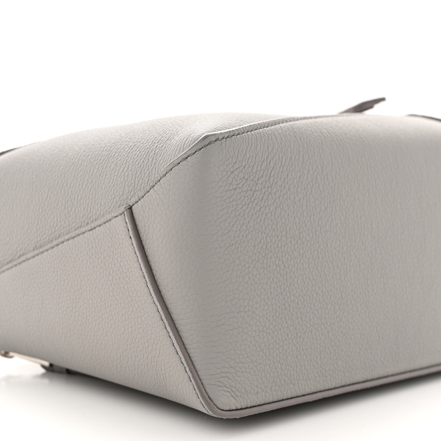 Loewe Calfskin Small Puzzle Edge Bag Pearl Grey 8 of 9