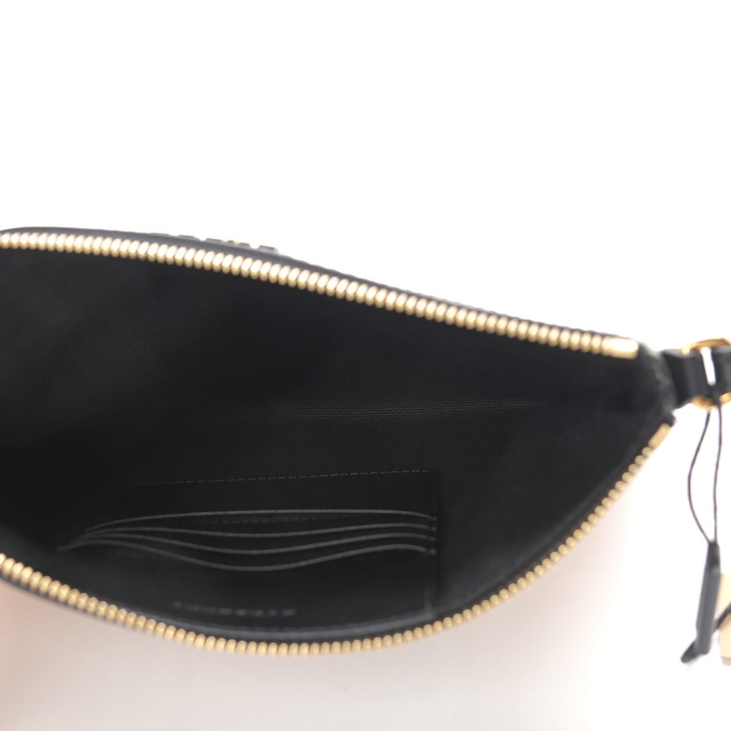 Burberry Haymarket Check Peyton Crossbody Clutch Bag Black 5 of 10