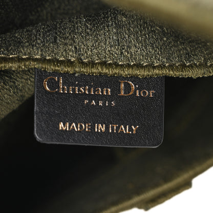 Christian Dior Oblique Embroidered Slim Saddle Belt Pouch Green 6 of 10
