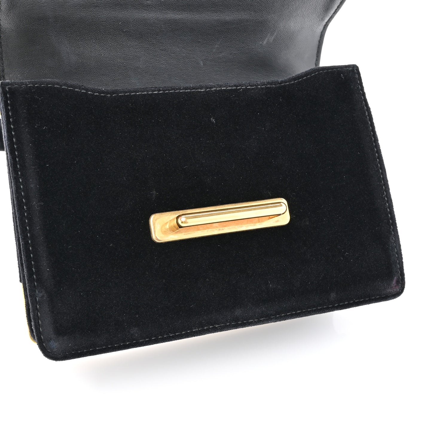 Velvet City Calfskin Cahier Bag Black
