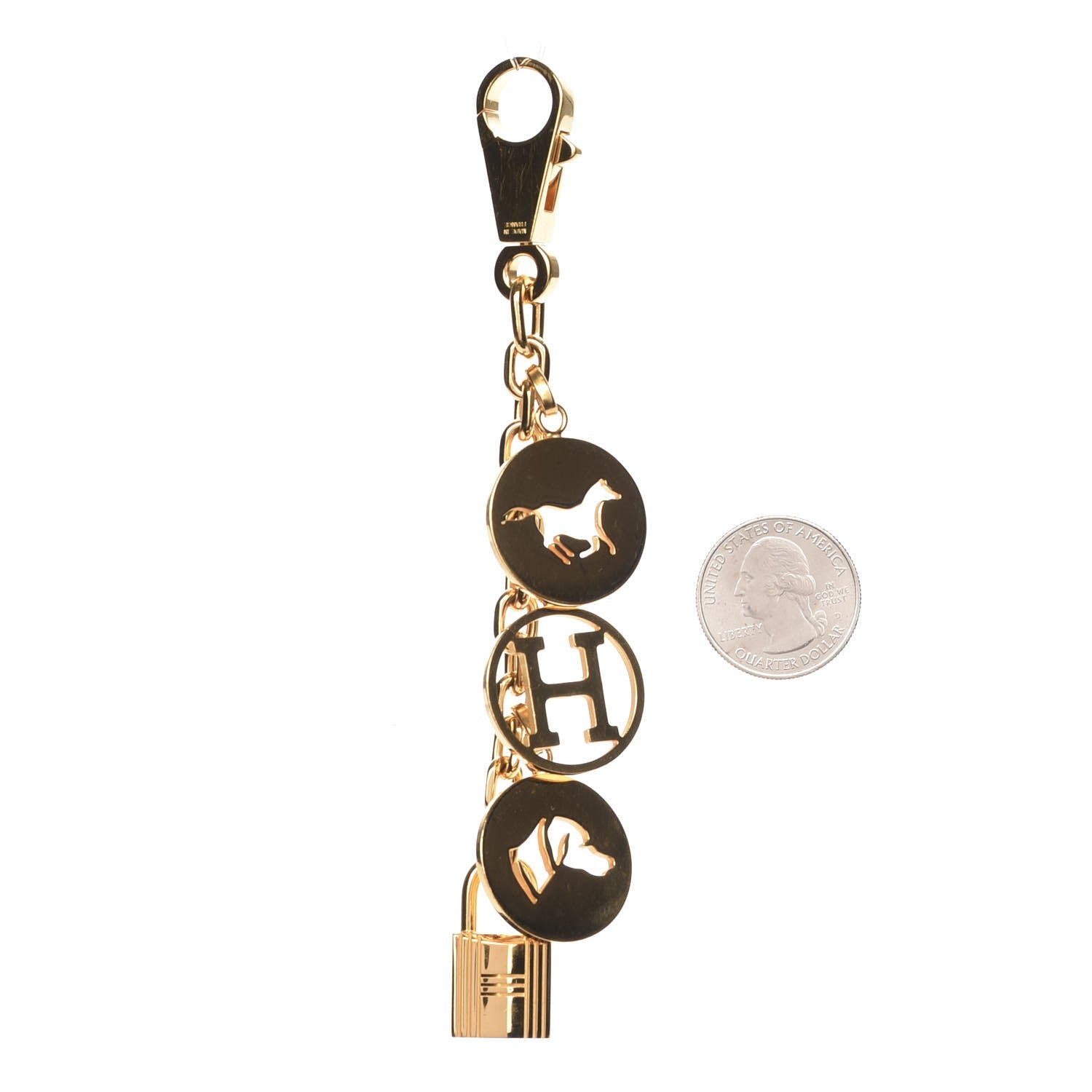 Hermes Breloque Bag Charm Gold 2 of 6