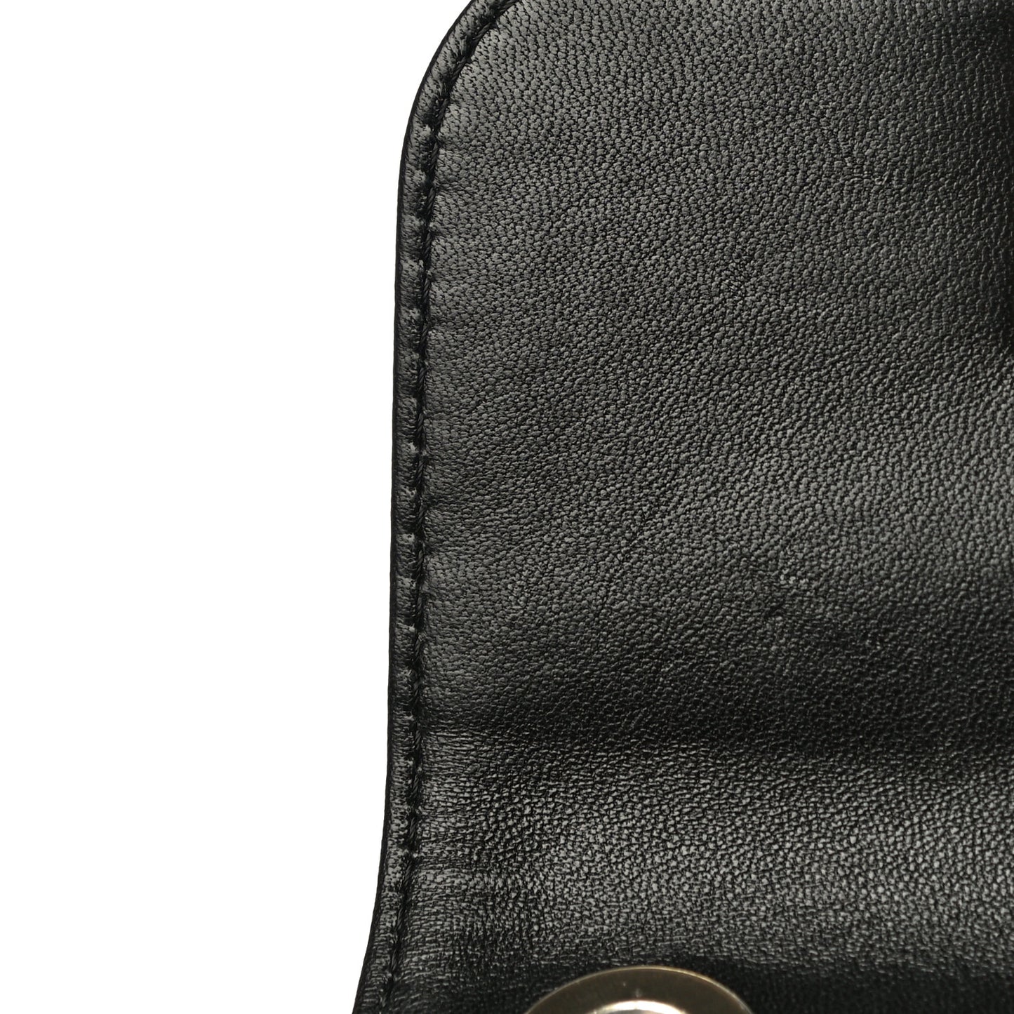 Lambskin Quilted Mini Trendy CC Chain Wallet Black