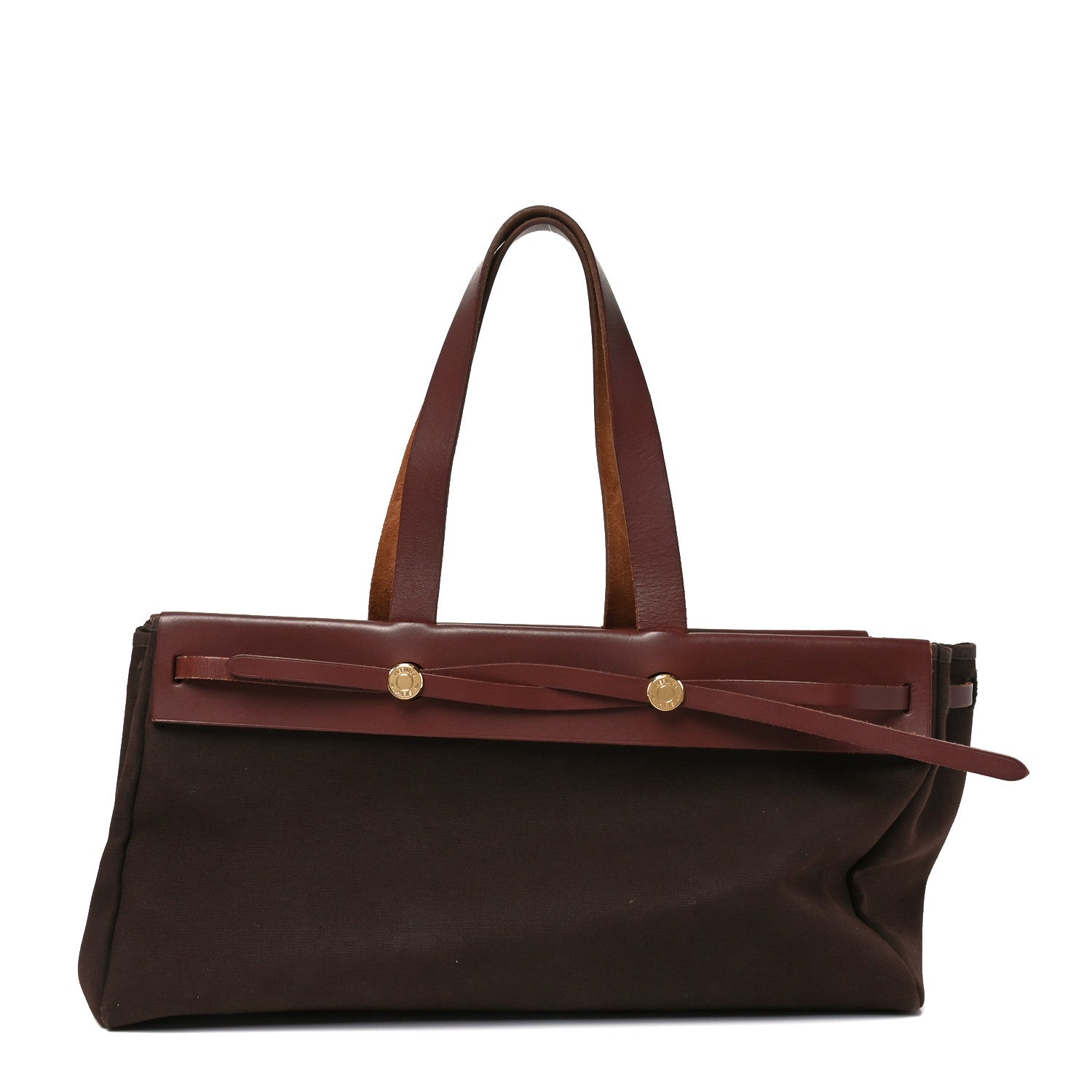 Hermes Toile Vache Hunter Herbag 2 in 1 MM Rouge Sellier Ebene 1 of 9
