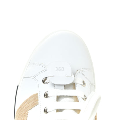 Hermes Calfskin Woolskin Dare Sneakers 36 White Ecru 13 of 14