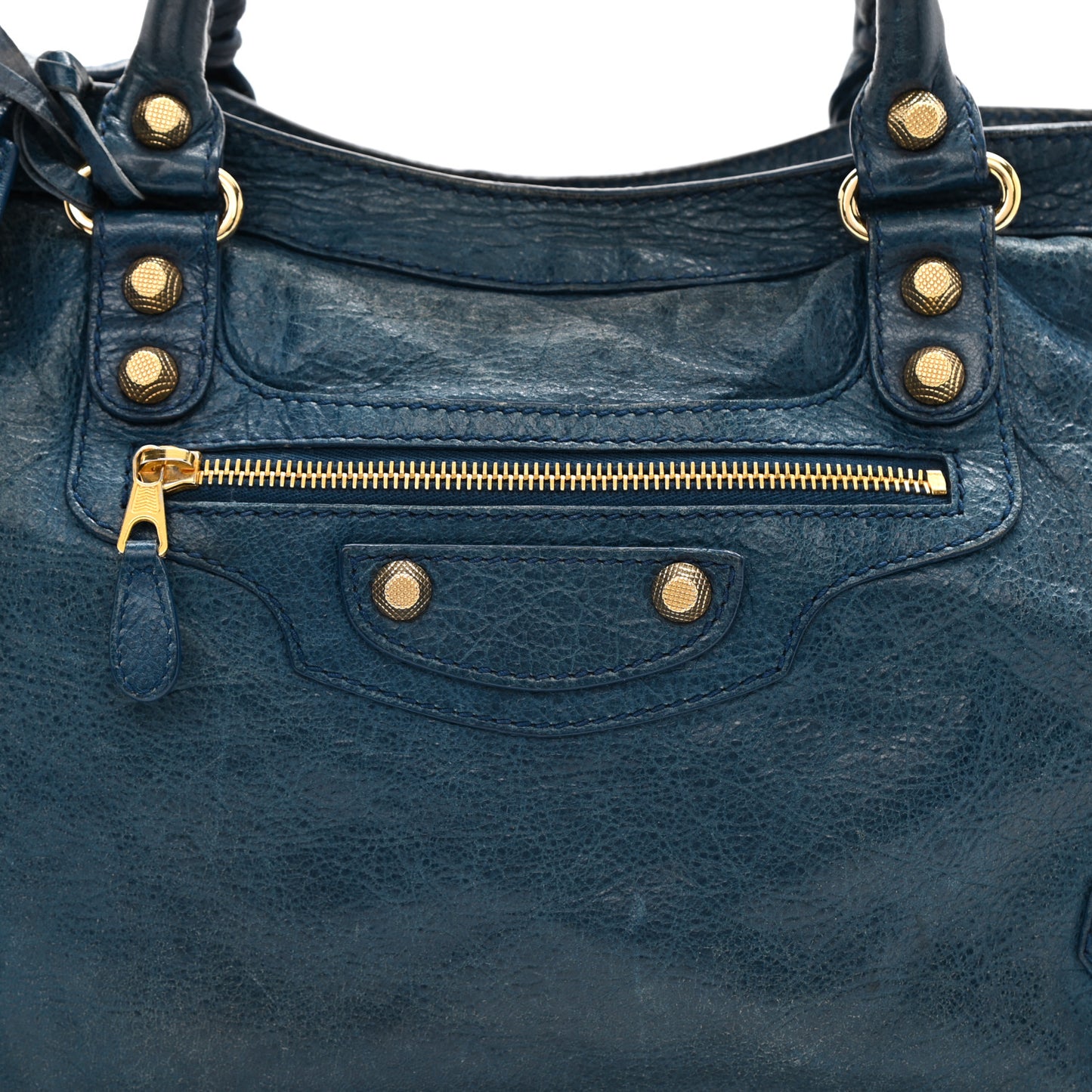 Agneau Giant 12 Gold Hardware City Bleu Mineral